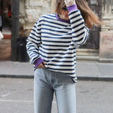 Sudadera Stripes Navy