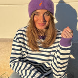 Sudadera Stripes Navy