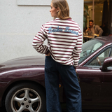 Sudadera Stripes Granate