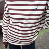 Sudadera Stripes Granate