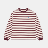 Sudadera Stripes Granate